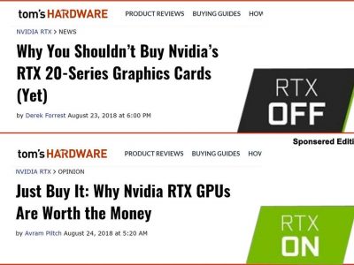 Nvidia RTX: Did Tom’s Hardware go full shill?